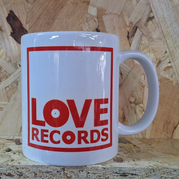 Mug - Love Records Square Logo Red
