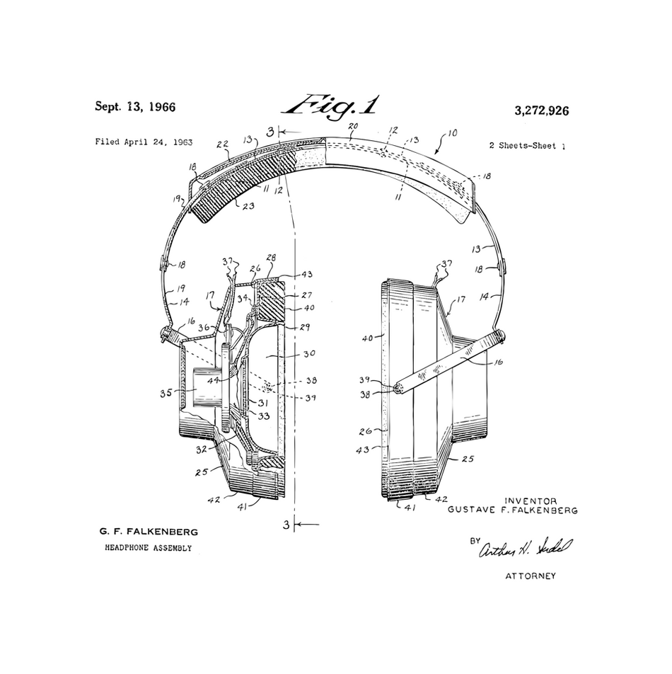 Mug - Headphones Patent