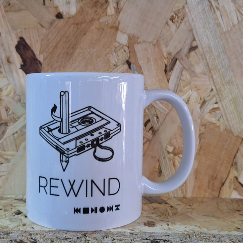 Mug - Rewind Black