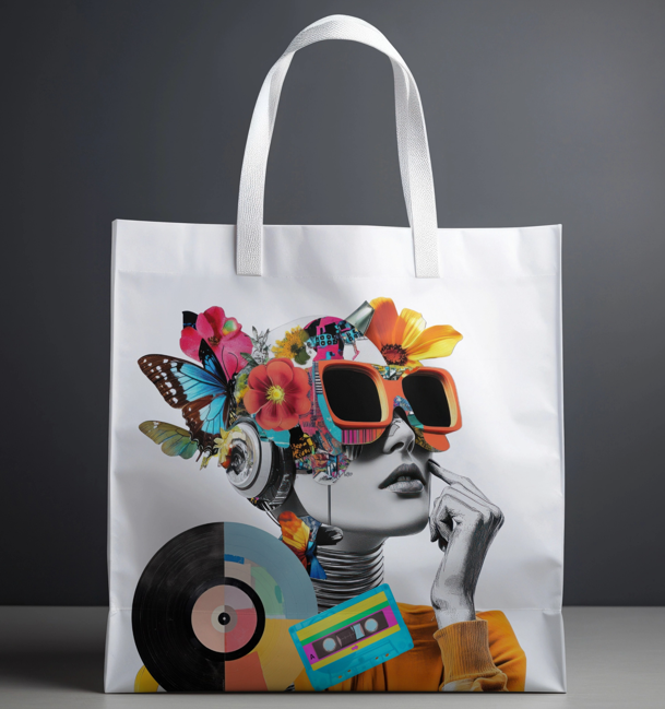 Tote Bag - Flower Music