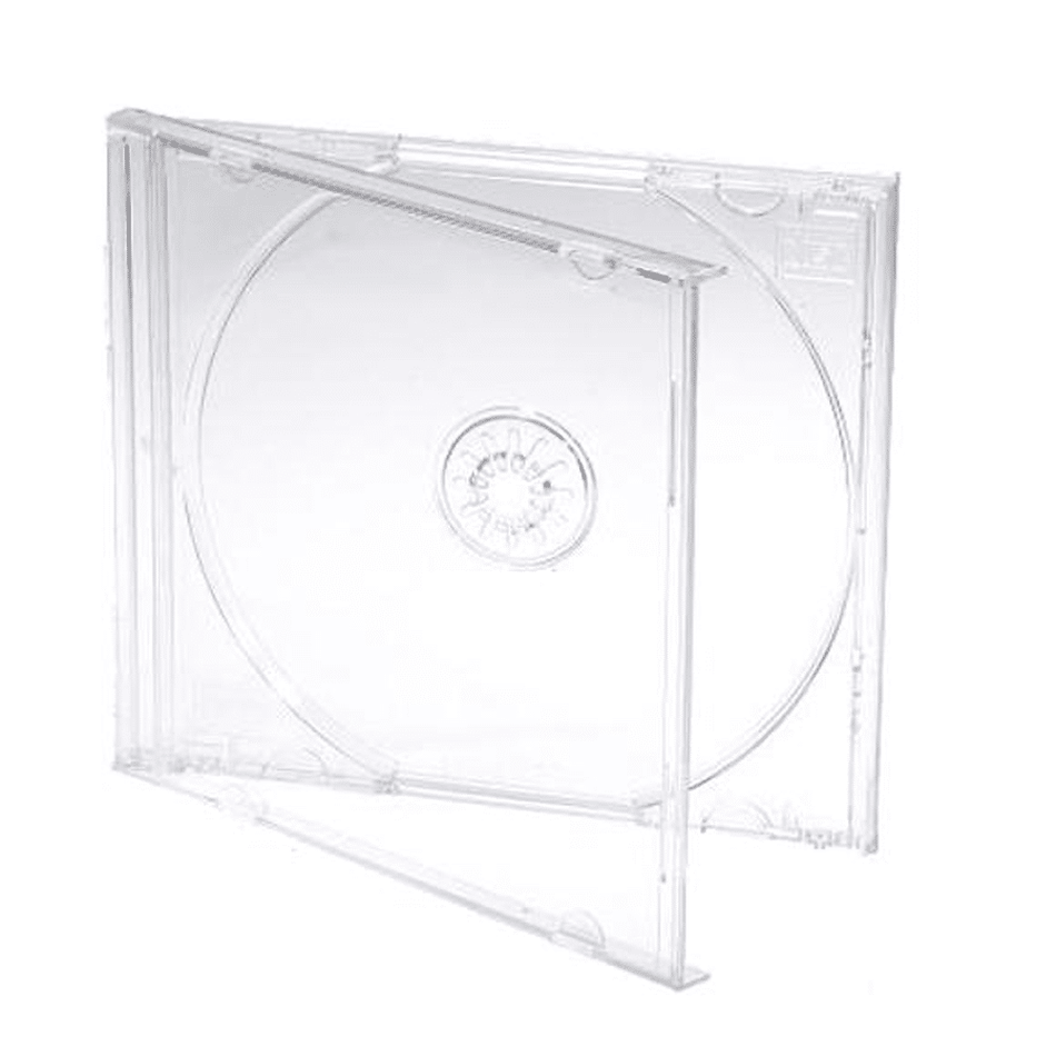 Clear Tray Single CD Jewel Cases (Pack of 5)