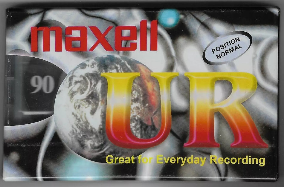 Maxell Normal Position Type I, UR 90 Blank Cassette Tape 90Min - Sealed